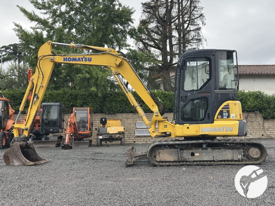Miniescavatore Komatsu PC55-MR3 usato anno 2016 in vendita – DAMAC