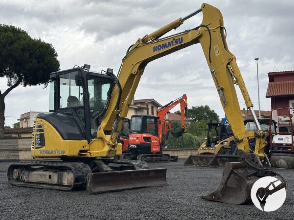 Miniescavatore Komatsu PC55-MR3 usato anno 2016 in vendita – DAMAC