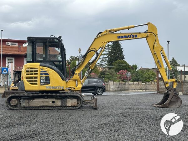 Miniescavatore Komatsu PC55-MR3 usato anno 2016 in vendita – DAMAC