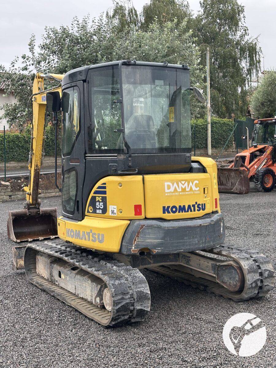 Miniescavatore Komatsu PC55-MR3 usato anno 2016 in vendita – DAMAC