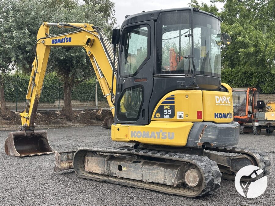 Miniescavatore Komatsu PC55-MR3 usato anno 2016 in vendita – DAMAC