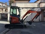 Miniescavatore Kubota U27-4 usato 2017 con cabina chiusa, girosagoma e impianto martello in vendita a Roma