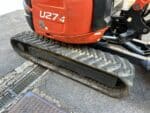 Miniescavatore Kubota U27-4 usato 2017 con cabina chiusa, girosagoma e impianto martello in vendita a Roma