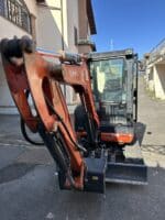 Miniescavatore Kubota U27-4 usato 2017 con cabina chiusa, girosagoma e impianto martello in vendita a Roma