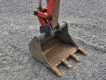 scavatore compatto Kubota U27-4 dettaglio benna