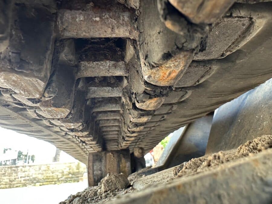 Kubota U27-4 dettaglio cingolo