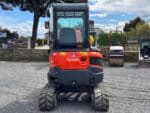 Kubota U27-4 usato vista posteriore