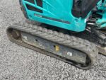 Miniescavatore Kobelco SK17SR usato 2021 con girosagoma, carro variabile e impianto martello in vendita a Roma