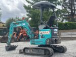 Miniescavatore Kobelco SK17SR usato 2021 con girosagoma, carro variabile e impianto martello in vendita a Roma