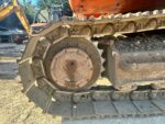 Escavatore cingolato FIAT KOBELCO E115SR usato 2003 con girosagoma, lama e impianto martello