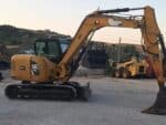 2019 Caterpillar 308E2CR crawler excavator for sale in Foggia, used in excellent condition.