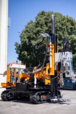 Turchi 300F self-propelled hydraulic pile driver for photovoltaic systems