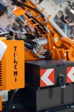 Turchi 300F self-propelled hydraulic pile driver for photovoltaic systems
