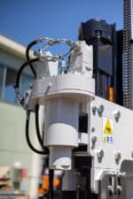 Turchi 300F self-propelled hydraulic pile driver for photovoltaic systems