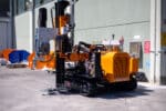 Turchi 300F self-propelled hydraulic pile driver for photovoltaic systems