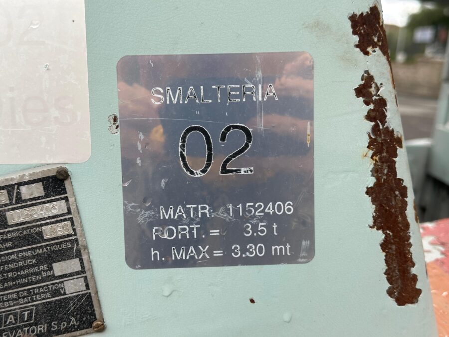 OM DI35C 1988 nameplate for sale in Anguillara Sabazia