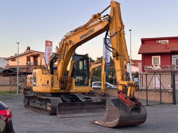 Used 2008 Komatsu PC138US-8 crawler excavator for sale in Rome, Italy