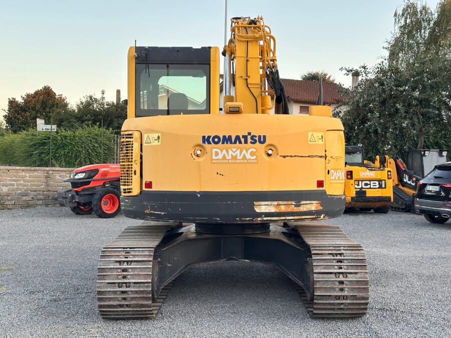 Used 2008 Komatsu PC138US-8 crawler excavator for sale in Rome, Italy
