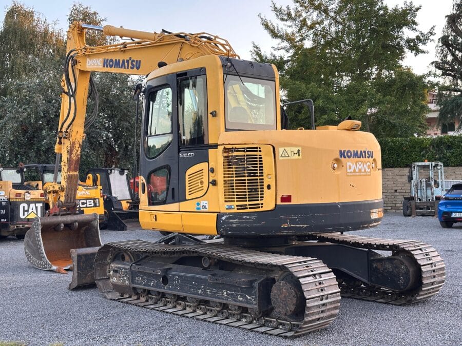 Used 2008 Komatsu PC138US-8 crawler excavator for sale in Rome, Italy