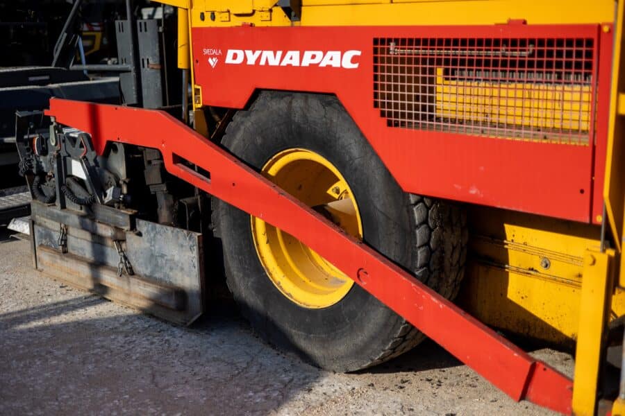Used Dynapac F121-4W road paver year 2000 for sale in Rome, Italy