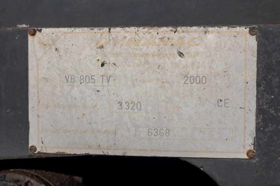 Used Dynapac F121-4W road paver year 2000 for sale in Rome, Italy