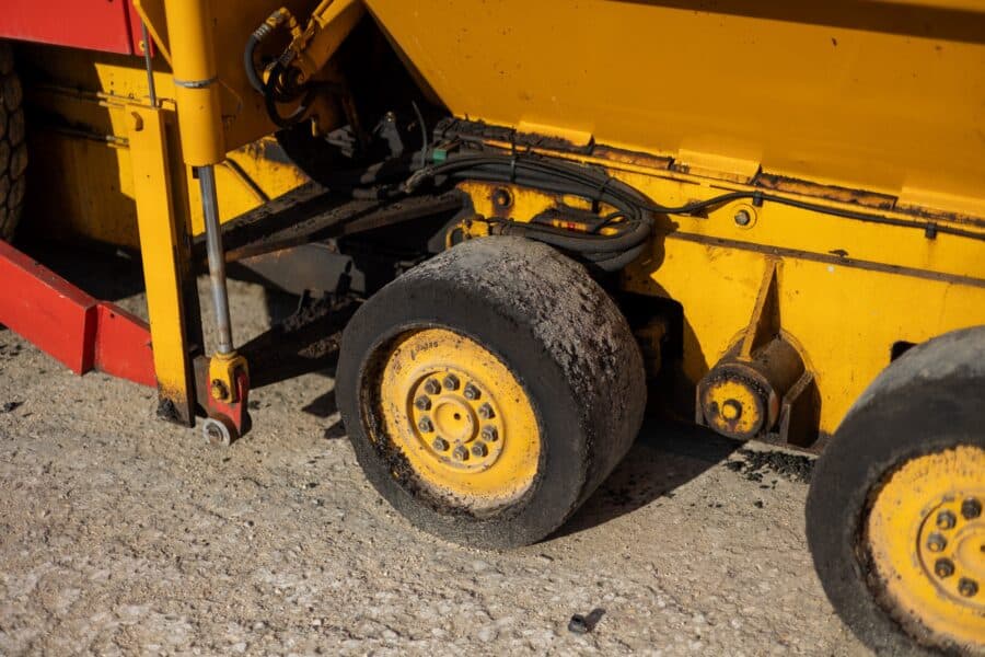 Used Dynapac F121-4W road paver year 2000 for sale in Rome, Italy