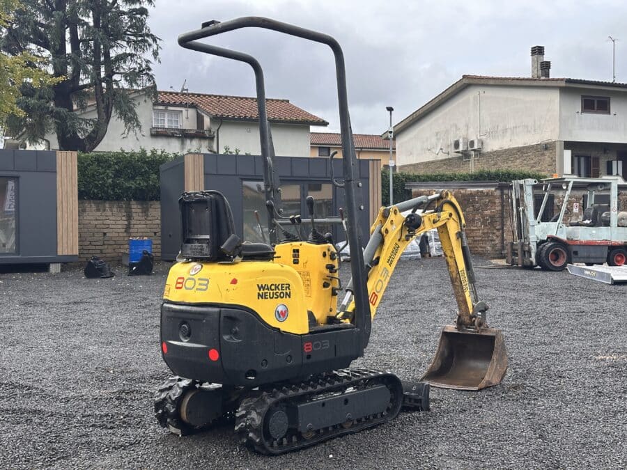 wacker neuson 803 e08-01 vista posteriore