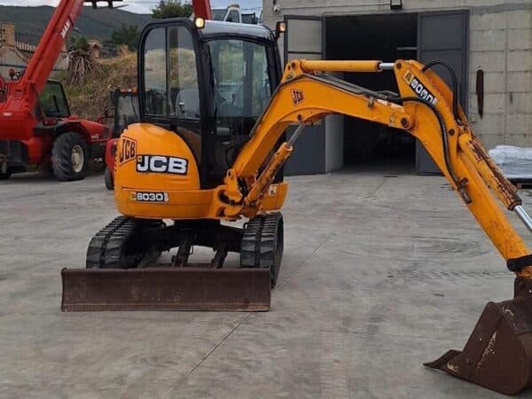 Dettaglio frontale JCB 8030 ZTS usato in vendita da DAMAC