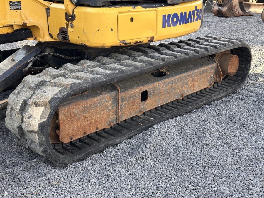 Komatsu PC55MR-3 rubber track compact mini excavator for sale - DAMAC