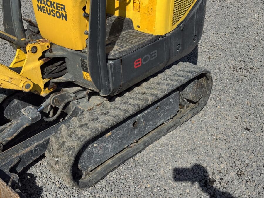 Cingoli in gomma Wacker Neuson 803 condizioni ottimali