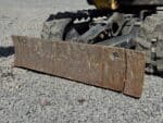 Wacker Neuson 803 miniescavatore vista frontale con lama abbassata
