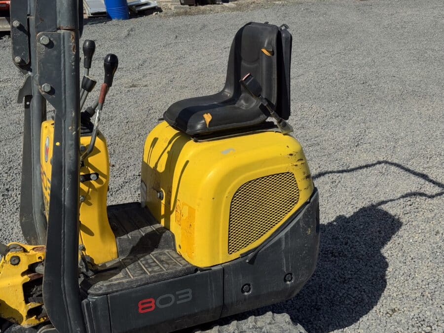 Cofano motore Wacker Neuson 803 con design compatto