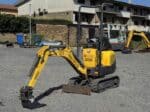 Dettaglio braccio Wacker Neuson 803 in posizione di scavo