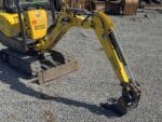 Benna Wacker Neuson 803 dettaglio attacco rapido e denti