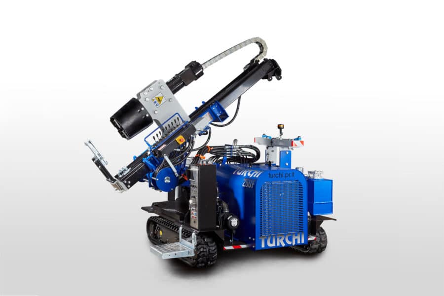 Turchi 260F vista frontale – battipalo idraulico 830 Joule