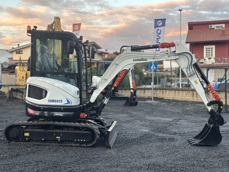 Lonking CDM6025 mini excavator new 2025 side view