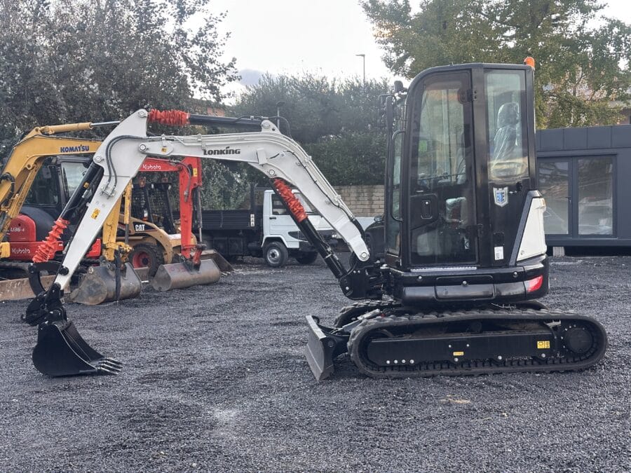 Lonking CDM6025 mini excavator new 2025 side view