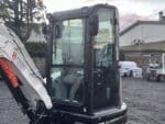 Lonking CDM6025 mini excavator new 2025 cab exterior detail