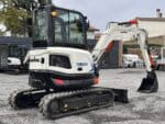 LONKING CDM6035 mini excavator rear view