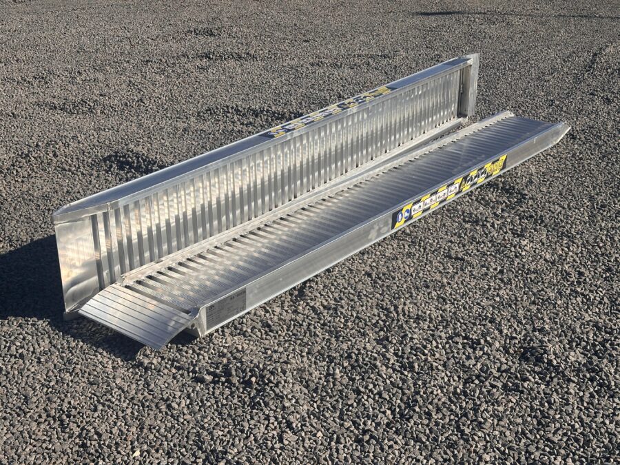 Rampe da carico in alluminio DAMAC RA.100X30 lunghezza 3 metri portata 2500 kg