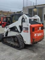 JCB 190T side view and rear view with track detail
