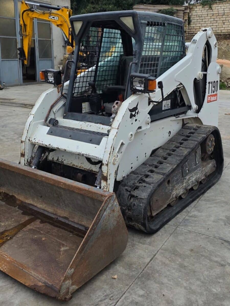 JCB 190T crawler skid steer loader left front view