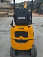 JCB 8008CTS 2015 mini excavator rear view