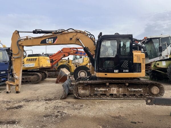 Caterpillar 314D excavator in good overall condition available in Rome