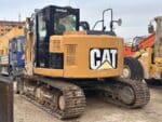 Escavatore Caterpillar 314D vista posteriore sinistra