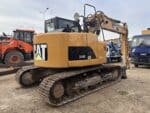 Escavatore Caterpillar 314D girosagoma vista posteriore destra