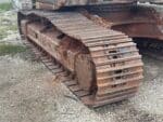 Dettaglio cingolo destro al 70% del Hitachi ZX240N-3