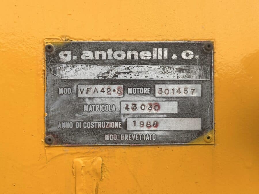 antonelli vfa42-s rubberized paver nameplate