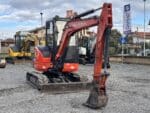 Miniescavatore Kubota U35-3A3 2016 vista frontale in vendita ad Anguillara