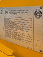 Minipala JCB 190HF vista targhetta